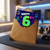 6th Birthday Card, Robot Pixel Art Happy Birthday Card
