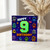 9th Birthday Card, Retro Pixel Robot Theme Birthday Card