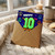 10th Birthday Card, Retro Robots Happy 10th Birthday Card