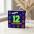 12th Birthday Card, Retro Robot Pixel Art Design
