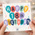 18th Birthday Card, Happy Birthday Balloon Design Card