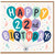 22nd Birthday Card, Happy Birthday Balloon Design