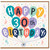 30th Birthday Card, Happy Birthday Balloon Design