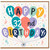 32nd Birthday Card, Colourful Balloon Happy Birthday Card