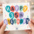 35th Birthday Card, Happy Birthday Balloon Design