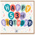 53rd Birthday Card, Happy 53rd Birthday Balloon Card