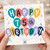 75th Birthday Card, Happy Birthday Balloon Design