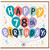 78th Birthday Card, Colourful Balloon Happy 78th Birthday Card