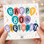 80th Birthday Card, Happy 80th Birthday Balloon Design