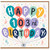 103rd Birthday Card, Colourful Balloon Happy Birthday Card
