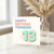13th Birthday Card for Teenager - Mint 3D Number 13 with Pastel Typography 'Happy Birthday Teenager' - Unisex Design