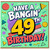 49th Birthday Card, Have a Bangin' 49 Birthday Card