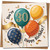 30th Birthday Card - You're 30 Happy Birthday Balloons & Confetti Design, Square Greeting Card, 145mm x 145mm, Includes Kraft Envelope