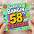 58th Birthday Card, Have A Bangin' 58 Birthday Retro Fun Card