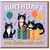 Cat Birthday Card - 'Birthdays Are Better With Cats!' Cute Tuxedo Cats with Balloons and Presents - Fun Card for Cat Lovers, Friends or Family