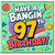 97th Birthday Card, Have a Bangin' 97th Birthday!