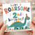 2nd Birthday Card, Roarsome Dinosaur Birthday Card