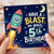 5th Birthday Card, Have a Blast Space Rocket Birthday Card