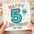 5th Birthday Card, Happy 5th Birthday to You Party Card