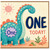 1st Birthday Card, Cute Dinosaur One Today