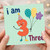 3rd Birthday Card, I Am 3 Boys or Girls Birthday Card