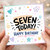7th Birthday Card, Happy Birthday Seven Today Card