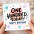 100th Birthday Card, One Hundred Today Happy Birthday Card