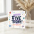 5th Birthday Card, Five Today Happy Birthday Card