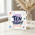 10th Birthday Card, Ten Today Happy Birthday Card