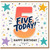5th Birthday Card, Five Today Birthday Card