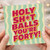 40th Birthday Card, Holy Sh*t Balls You're Forty Funny Card
