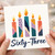 63rd Birthday Card, Sixty - Three Candle Design