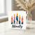 90th Birthday Card, Colourful Candles and Ninety Design