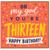 13th Birthday Card, Oh My God You're Thirteen Happy Birthday Card