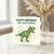 Funny Dinosaur Birthday Card - Happy Birthday You Old Fossil! T-Rex with Party Hat, Humorous Card for Friends, Dad, Mum, Him or Her