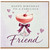 Friend Birthday Card, Happy Birthday To A Fabulous Friend Cocktail Greeting Card