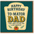 Funny Dad Birthday Card - Happy Birthday To-Mator Dad Tomato Pun, Can't Wait To Give You a Big Squeeze