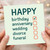 Funny Birthday Card - 'HAPPY' Checklist with Birthday Ticked; Anniversary, Wedding, Divorce, Funeral Unticked - Dark Humour for Friends, Family, Him or Her