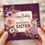 Sister Birthday Card, Happy Birthday to a Wonderful Sister Floral Card
