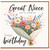 Great Niece Birthday Card, You’re Wonderful Happy Birthday Floral Bouquet Card