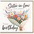 Sister - in - Law Birthday Card, Happy Birthday Floral Bouquet Card