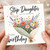 Step Daughter Birthday Card, Happy Birthday Floral Bouquet Card