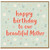 Mother Birthday Card, Happy Birthday to Our Beautiful Mother Floral Greeting Card