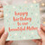 Mother Birthday Card, Happy Birthday to Our Beautiful Mother Floral Greeting Card