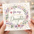 Daughter Card, For My Lovely Gorgeous Daughter Floral Greeting Card