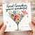 Great Grandma Birthday Card, Wonderful Floral Cocktail Glass Design