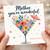 Mother Birthday Card, You're Wonderful Happy Birthday Card
