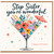 Step Sister Birthday Card, You're Wonderful Happy Birthday Card
