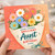 Aunt Birthday Card, Brilliant Aunt Birthday Greeting Card, Floral Bouquet Design