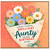 Aunty Birthday Card, Blooming Brilliant Birthday Card for Aunty